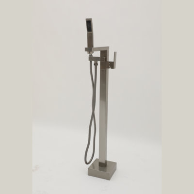 Floor Tub Spout with Diverter