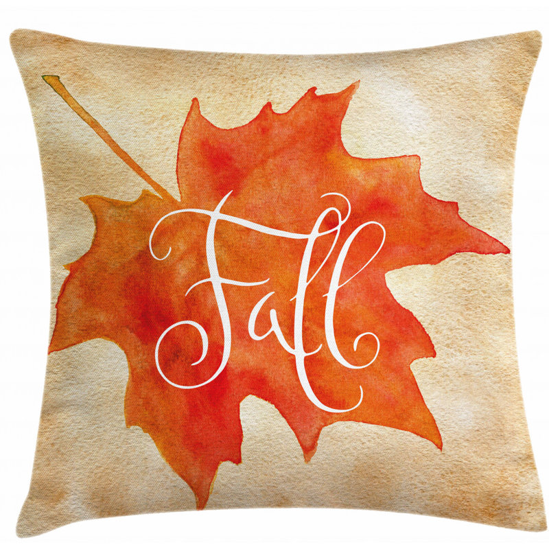 Fall Decor Pillow Cover, 18" x 18"