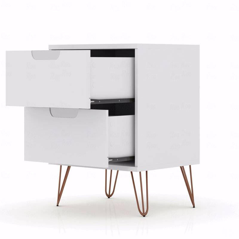 Table de chevet, Blanc