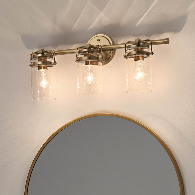 Winder 3 - Light Dimmable Vanity Light, Champagne Bronze