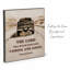 Plaque de table camion «The Lord Will» 3 x 3