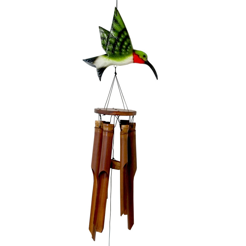 Brooksburg Bamboo Animals Wind Chime