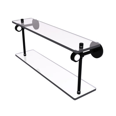 Tablette murale double verre Margolis