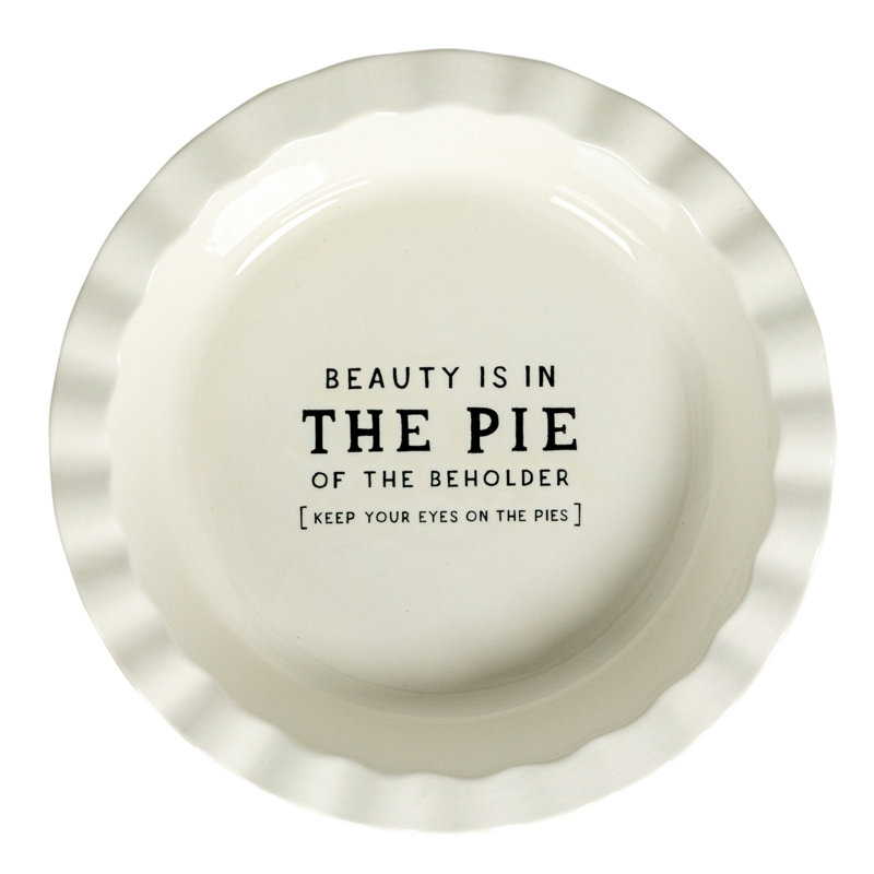 Round Stoneware Pie Dish
