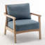 Fauteuil en polyester de 27 po Nicki-1547241937