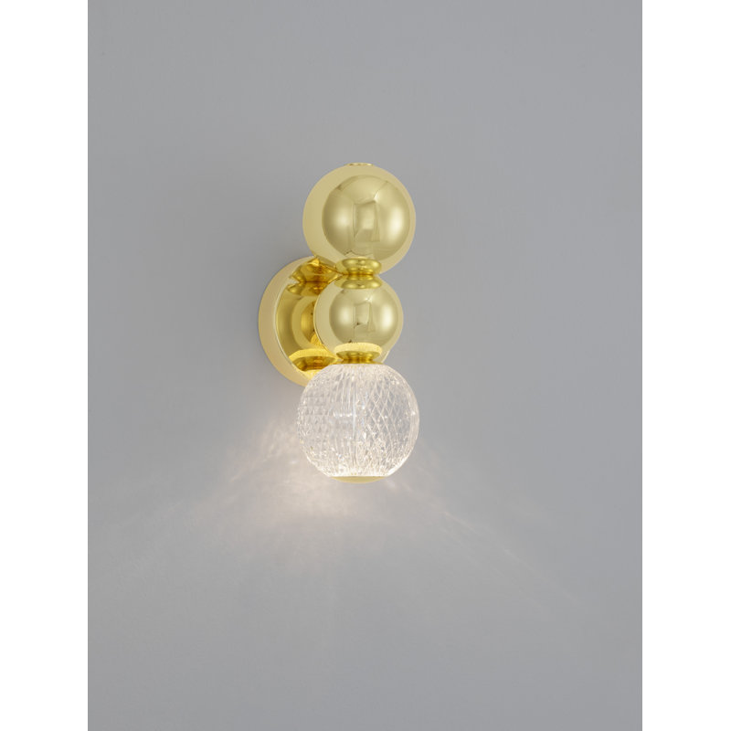 Aluminium LED Armed Sconce