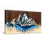 Paysage et nature, chaîne de montagnes avec neige et arbres-1371483964