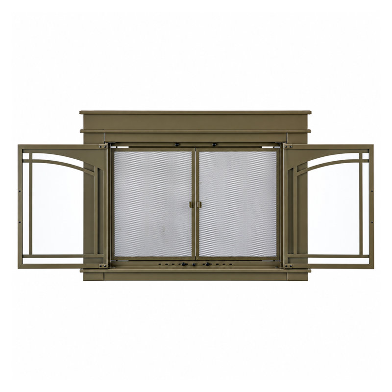 Portes en verre Duluth Forge Branford, Bronze