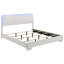 Ensemble de chambre avec très grand lit blanc très brillant 4 pièces Eastern-967328401-967328404