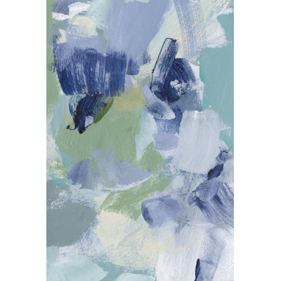 «Northern Lights Abstract VI» par Christina Long - peinture sur toile tendue