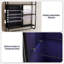 Demiterus 80cm H x 82.5cm W Iron Floating Bookcase, Wall Mounted Storage Rack, Display Cabinet-5268364
