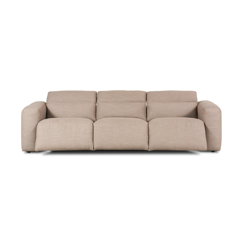 Radley Power Reclining Sofa, Crypton Nomad Taupe Polyester Blend
