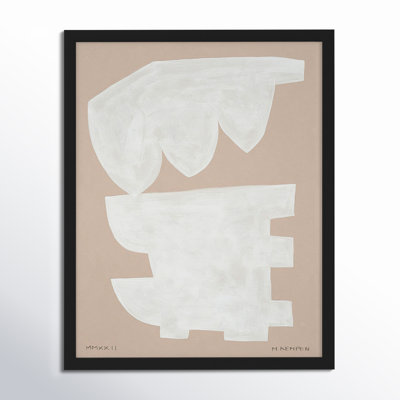 Gallman "Modules in White 1" Painting