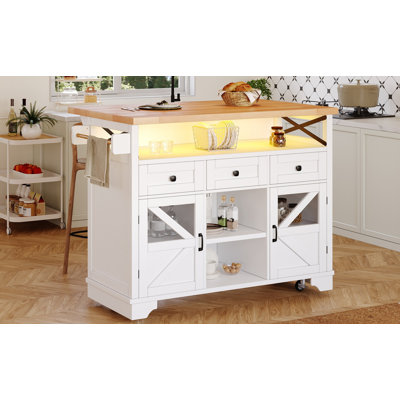 Wood Kitchen Island