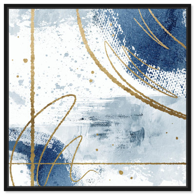Royal Blue Eyes Light - impression d'art graphique