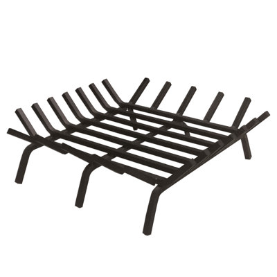 Square Carbon Steel Fire Pit Log Grate