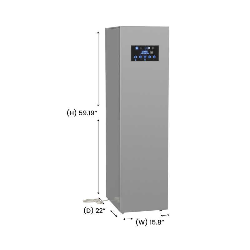 Equator Steam Dryer Closet REDUCE WRINKLES Sanitize Deodorize Refresh Slim110V