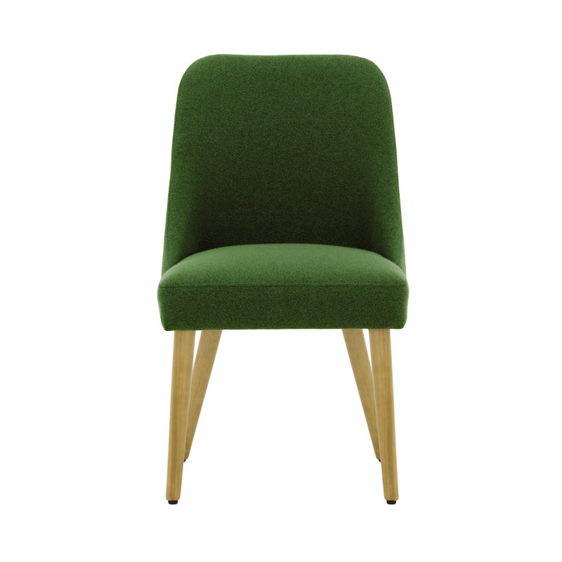 Lexi 48cm H Velvet Upholstered Side Chair, Green