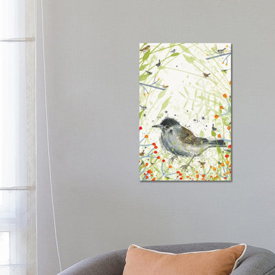 Warbler by Michelle Campbell - Wrapped Canvas Gallery-Wrapped Canvas Giclée