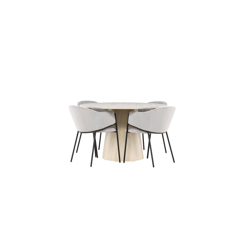 Donald 4 - Person Dining Set