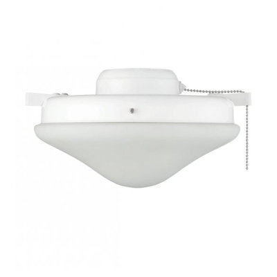 Ventilateur d'éclairage blanc 2 lumières Meridian
