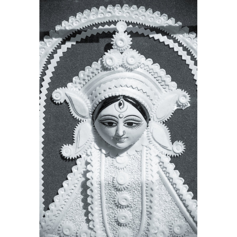 Goddess Durga Statue by AMAYRA - Wrapped Canvas Print, 91cm H x 61cm W
