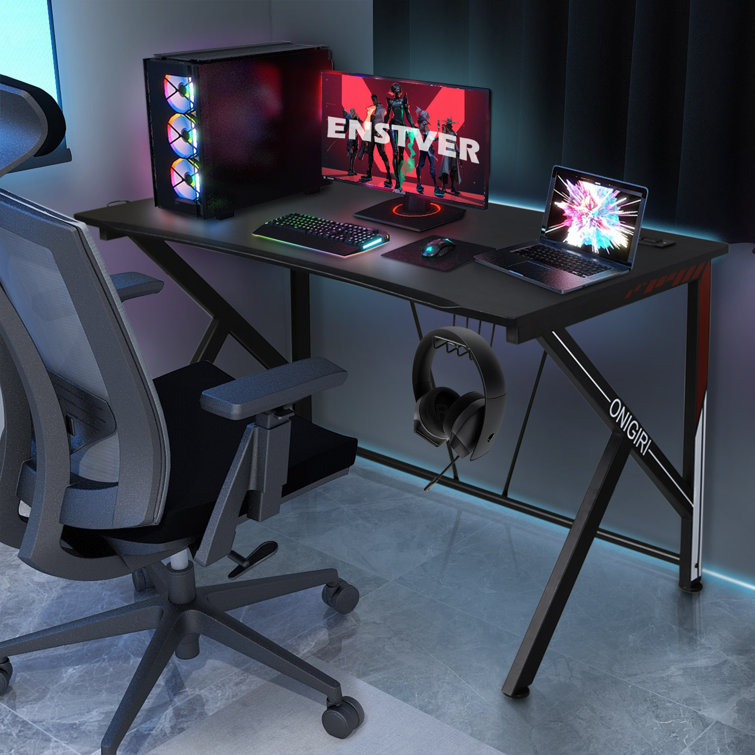 Inbox Zero Kamai 54 L Shaped Computer Desk for Home Office Gaming