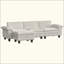 Canapé modulaire de luxe en L, canapé de conversation, canapé modulaire-1775723281