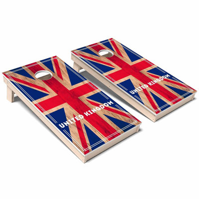 International Flag 2.0 United Kingdom All-Weather Composite Cornhole Board Set
