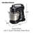 Hamilton Beach® 7-Speed 4-Quart Electric Stand Mixer with Splash Guard, Dough Hook, Flat Beater, and Whisk Attachments-33809246