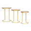 Ensemble de 3 tables de bout