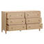 Commode en bois de chêne blanchi Beecher