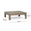 BANC D'ANGLE GAUCHE ET TABLE BASSE