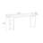 Black Half-circle Solid Wood + Acrylic desk-119687691