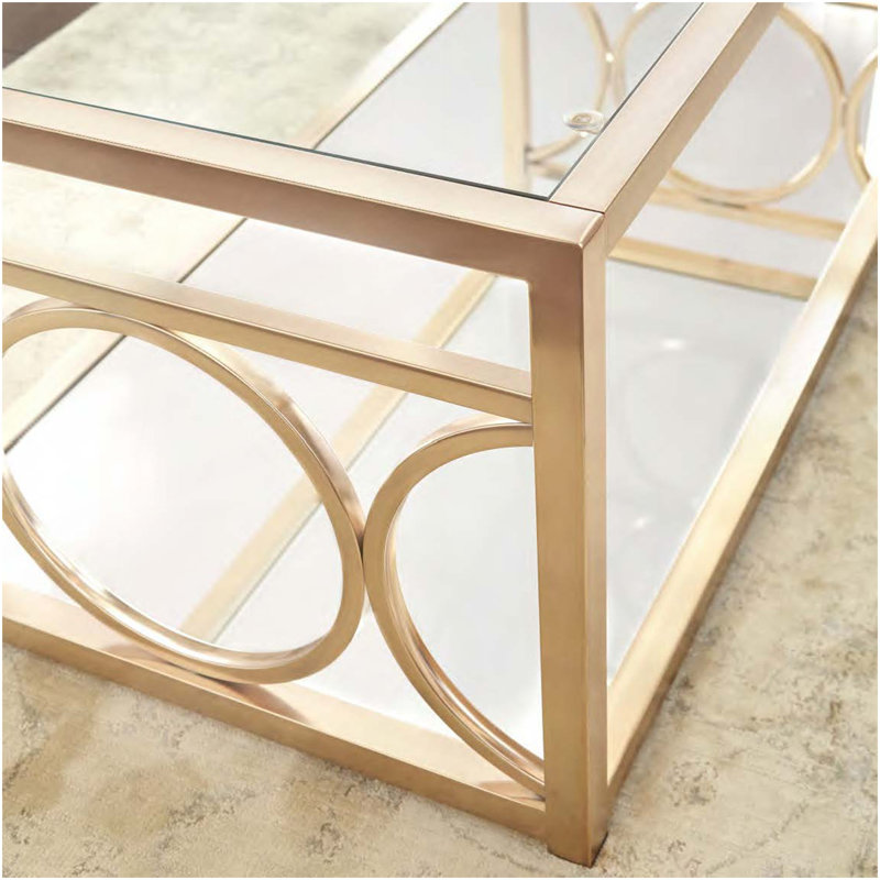 Olympia - End Table - Gold