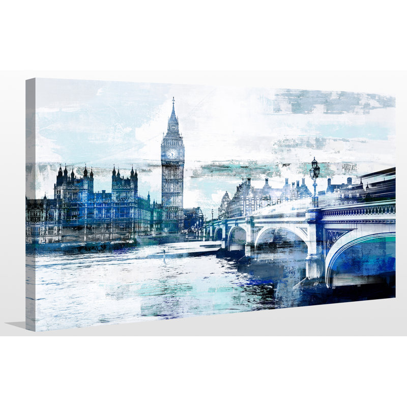 « big ben i », reproduction d’impression sur toile tendue, H 24 po x l 40 po