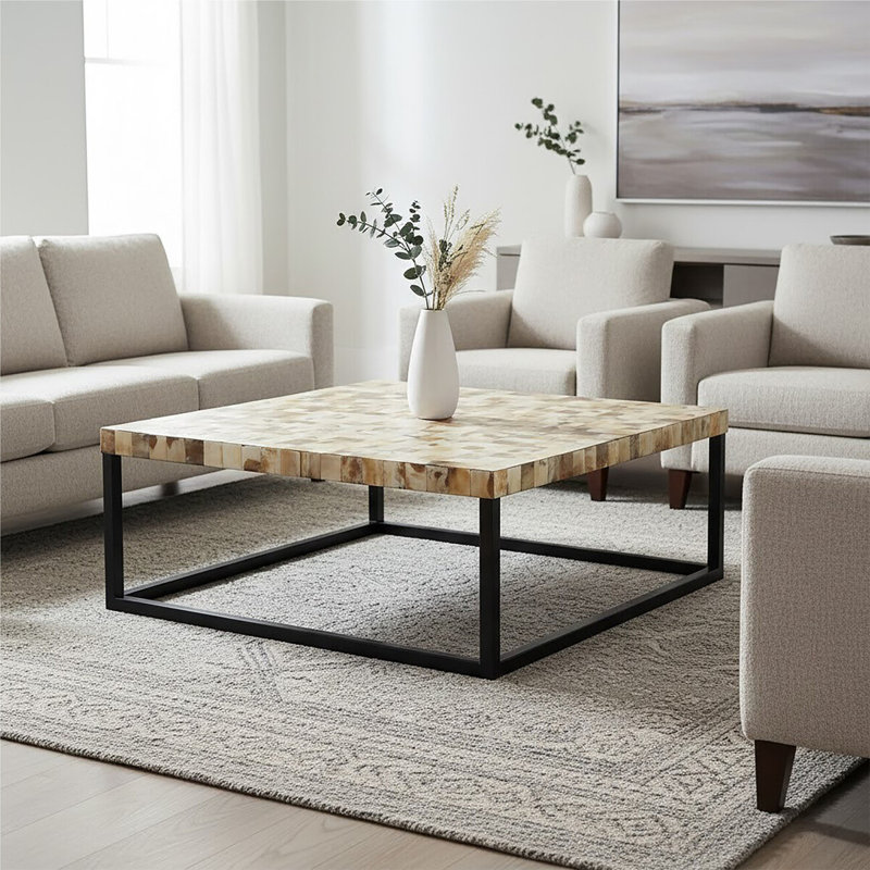 Leia Frame Coffee Table, Brown