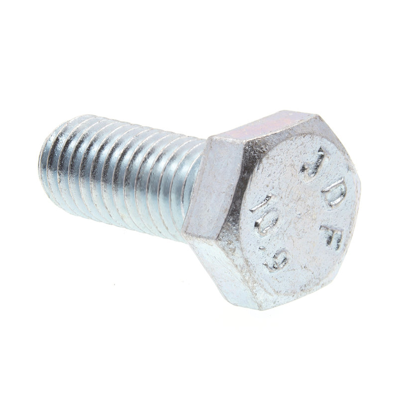 Vis à tête hexagonale, classe 8,8, métrique, M10 - 1,25 x 30 mm, zingué (paquet de 10), H 4,15 po x l 2,55 po x P 1,4 po