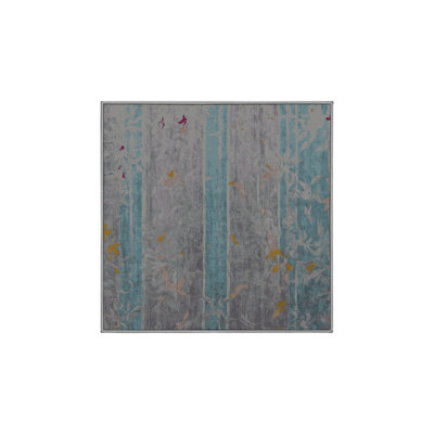Machine Washable Gray Area Rug