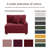 Milbrey Upholstered Red Corduroy Armchair with Pillow Back and Solid Wood Legs-289040732-289040734