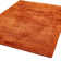 Natonia Shiny Shaggy Orange Area Rug