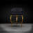 Melisia Upholstered Velvet Counter Stool with Stainless Steel Frame-979922329