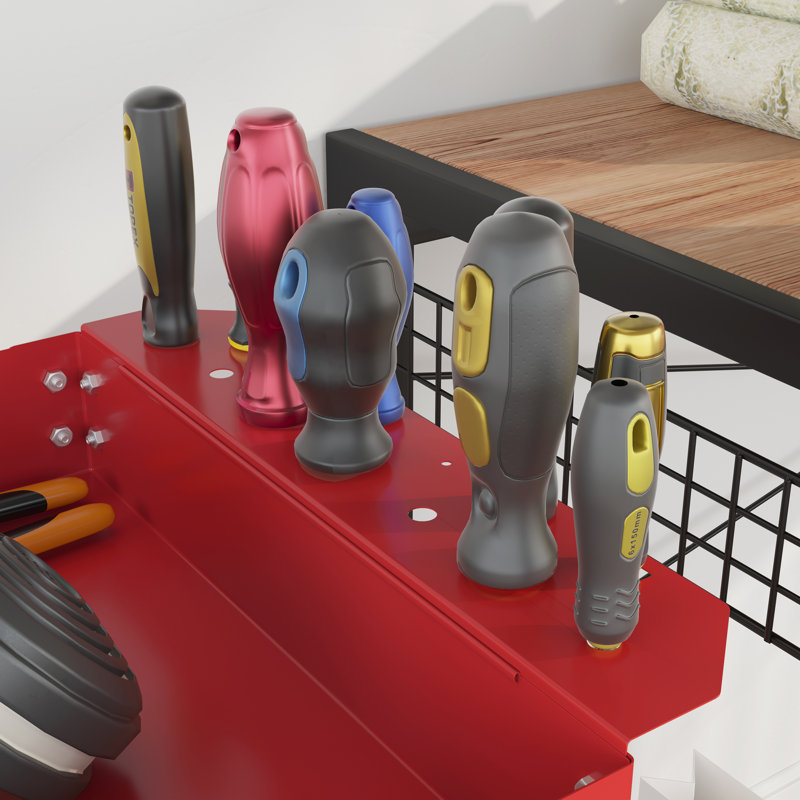Chariot à outils à 3 niveaux, capacité de 330 lb, chariot