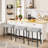 24 Inches Modern Double Needle Barstools With Metal Base-1129559211