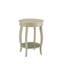 Table d'appoint ACME Aberta, blanc antique-61080979