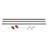 48" Adjustable Single Curtain Rod and Coordinating Finial Set-1035032542
