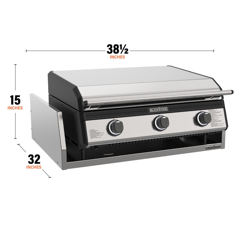 Blackstone 28" Deep Kitchen Griddle In Stainless Steel With Stainless Steel Insulation Jacket