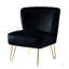Chaise d'appoint en velours Euclid Glam-568796753