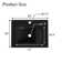 24'' Ceramic Rectangular Bathroom Sink with Overflow