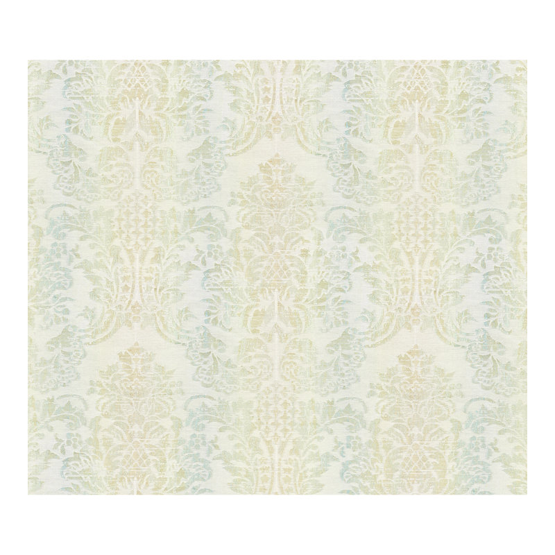 Merchante Sorrento Cotton Blend Damask Fabric, Mineral